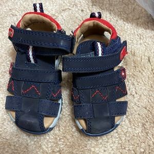 BABY BOY SHOES BLUE AND RED